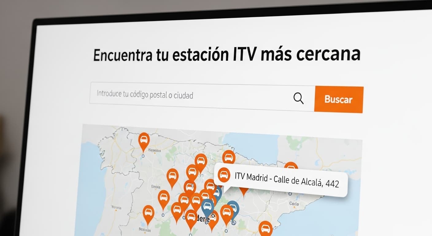 Buscador de estación ITV más cercana a tu ubicación en la Comunitat Valenciana